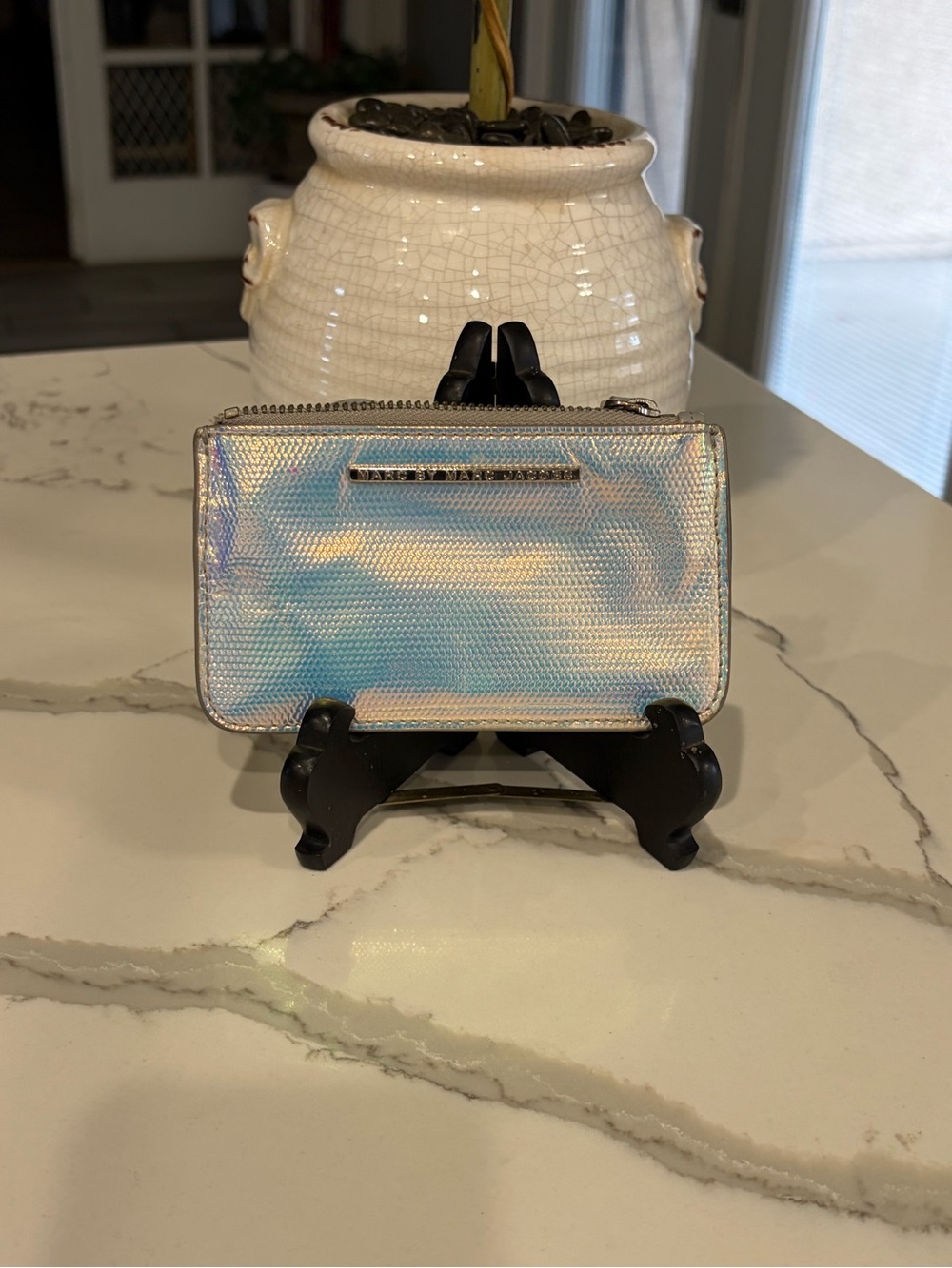 Marc Jacob’s Iridescent shine holographic key coin card holder wallet